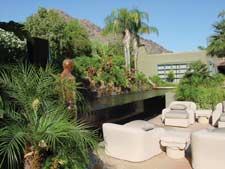 The Canvas:A stark desert setting, heat, light, limitless possibilitiesThe Palette: Shiny black rock, flowers flashing sudden orange, jungle dreamsThe Masterpiece:The harsh, haunted life force of Mayan ruins meets the sleek comfort of contemporary design