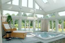 The Canvas:New England panorama, a three-way collaboration, warmth in winterThe Palette: Bluestone and slate, secret trap doors, a house of glassThe Masterpiece: A portable spa blends perfectly into its setting, a marvel of masonry, Nature’s magnificence with a ringside seat