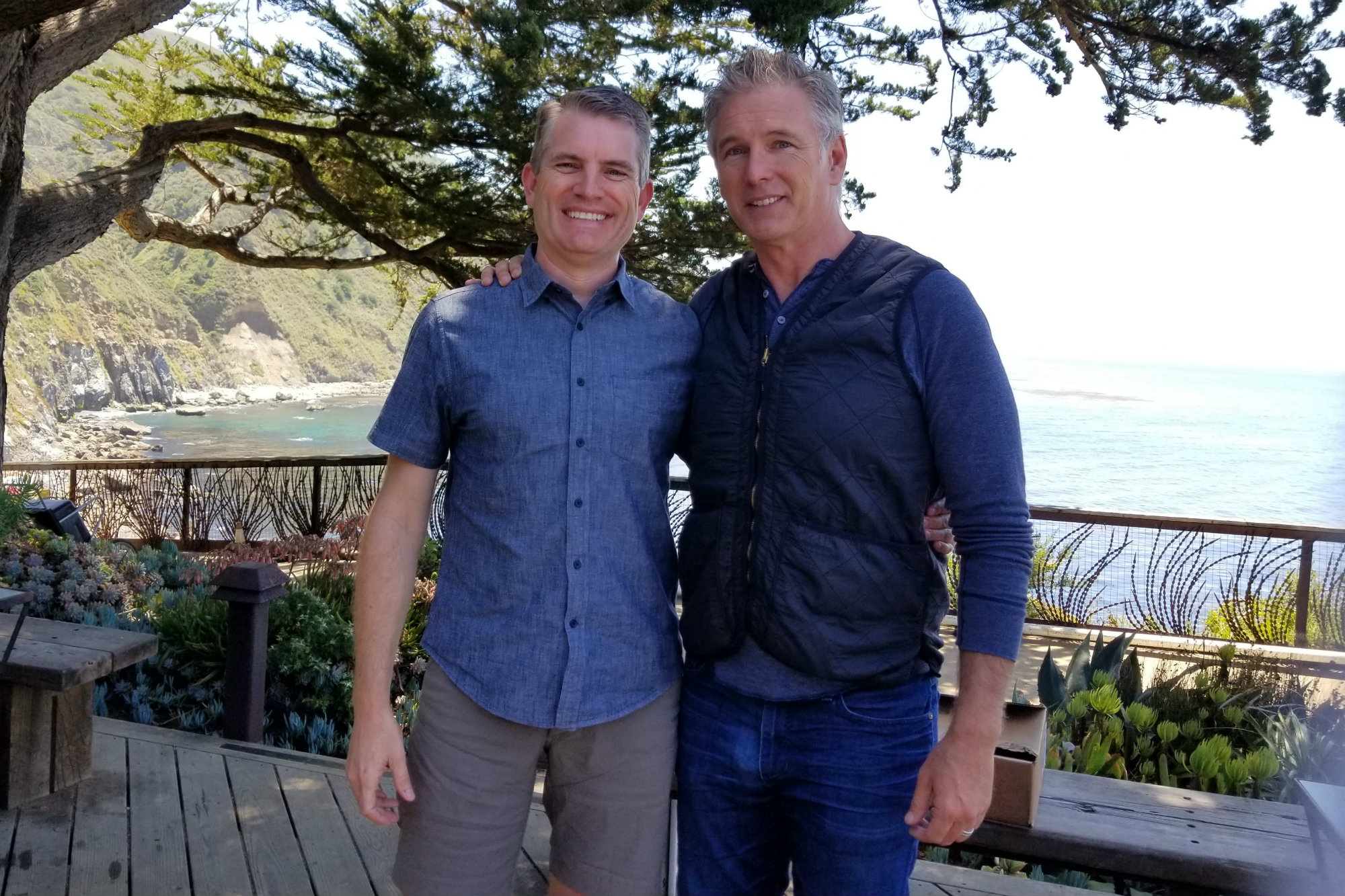 Left to right: Watershape University's David Peterson and Blue Mind's J. Wallace Nichols