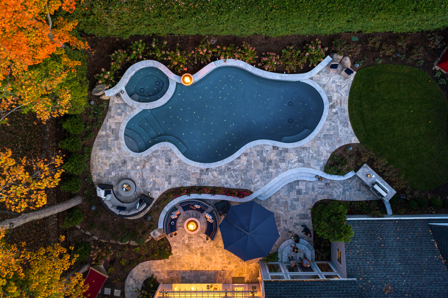 GOLDPool/Spa Combination ConcreteThomas Flint Landscape Design & DevelopmentWaldwick, N.J.