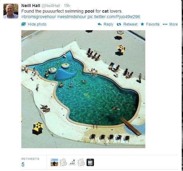 Just when we thought we'd seen it all with the ice cream-themed pool in Orlando, we stumbled upon this gem shared by 
@NeillHall. Turns out the feline-formed pool seen here actually dates back to the 50s. The image originally was captured by mid-century photographer Slim Aarons at the Fontainebleau Hotel in Maimi Beach, Fla. Can you imagine the likes of Jerry Lewis soaking in this? #PSNSocialService