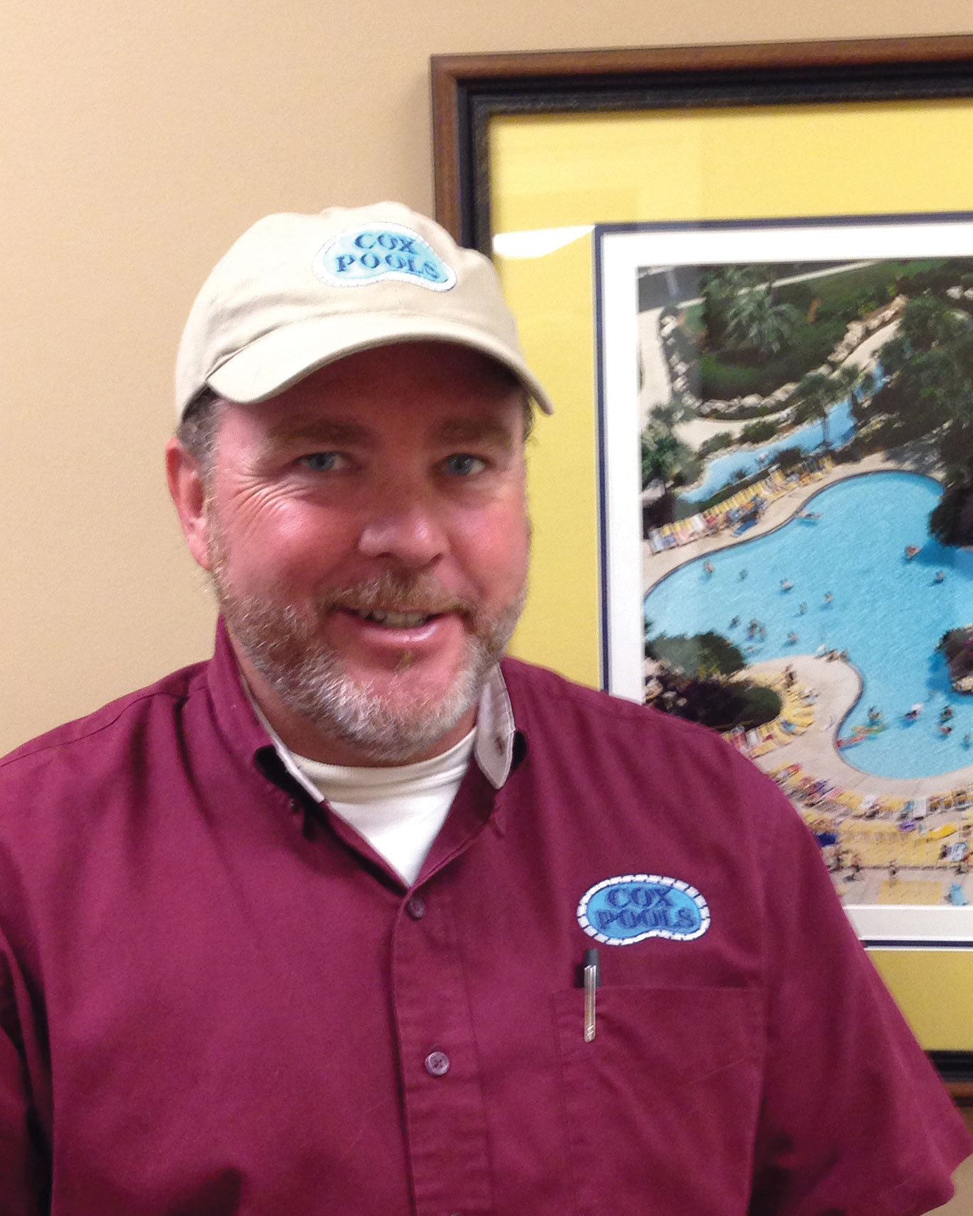 Jeff Hunt, Cox Pools: Jeff is a long-term, dedicated employee with knowledge of high-end, award-winning swimming pool design and construction for commercial and upscale residential pools. On his own, he has brought in $5 million in sales in 2013.