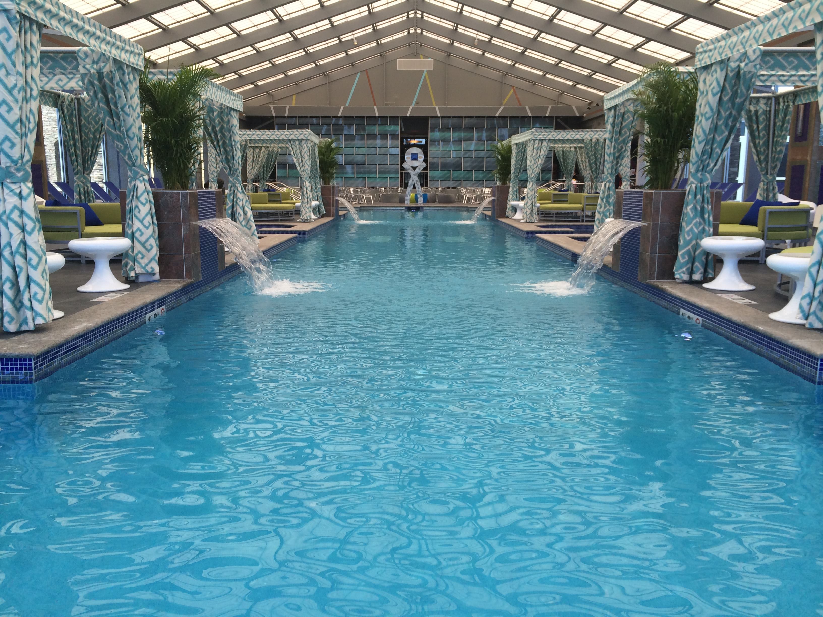Vincent Pools of Pipersville, Pa. earned a Gold award in the Commercial: Pool category for this indoor masterpiece.