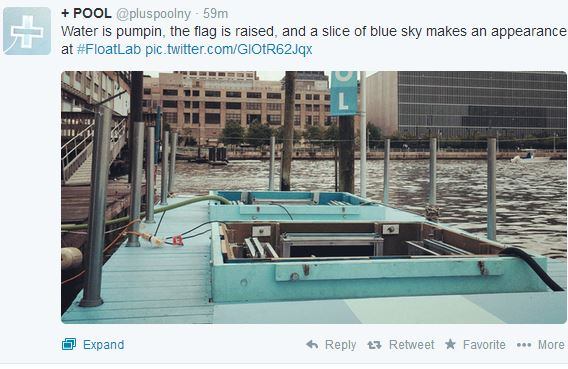 @pluspoolny is excited about the progress being made on the world's first water-filtering floating pool in New York. Read the latest 
@poolspsanews coverage of the project 
here, then follow the group for updates on the historic crowd-funded pool. #PSNSocialService