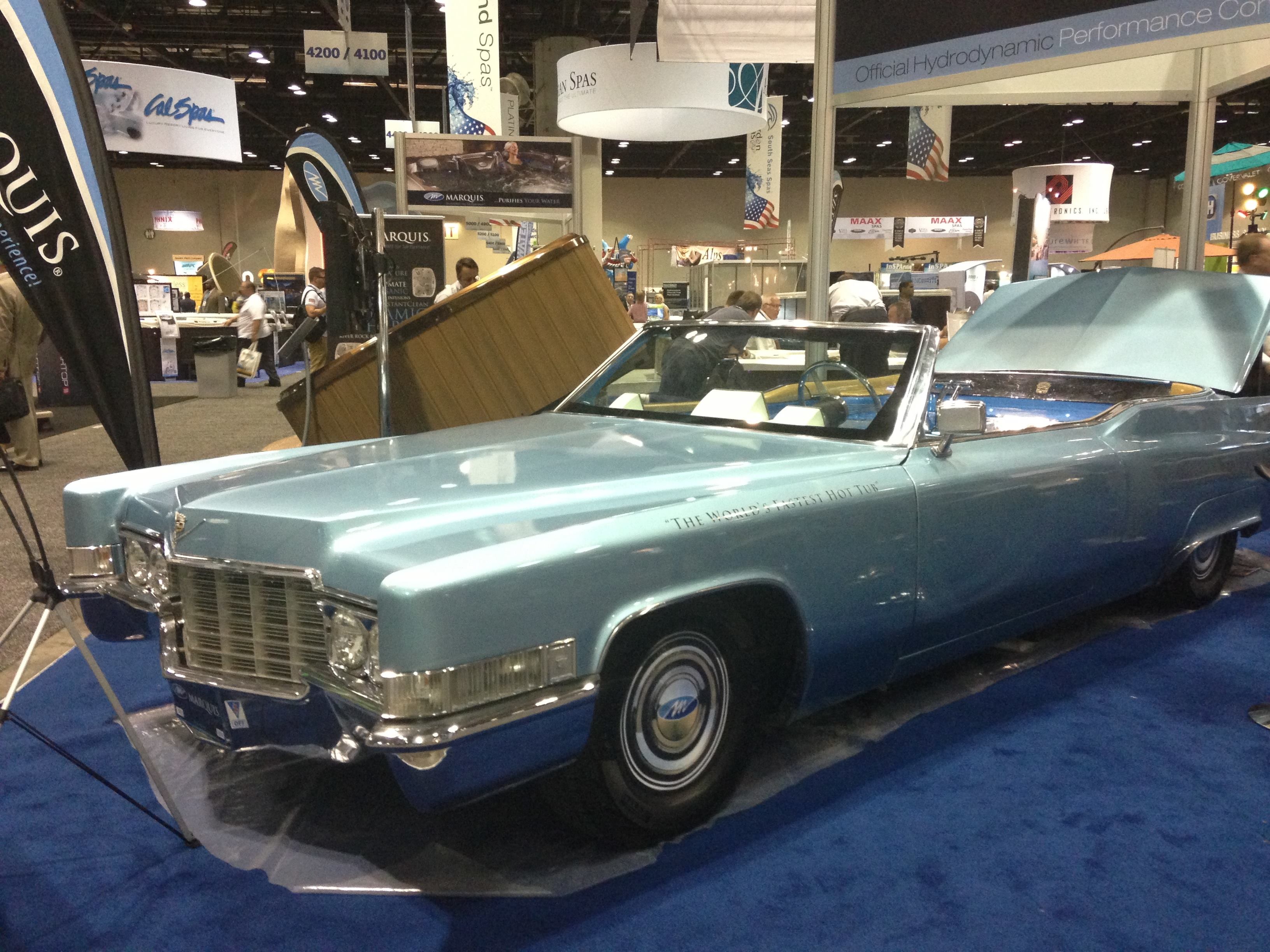 1. The Carpool DeVille  Located at the Marquis booth, the Carpool DeVille is one hot ride.