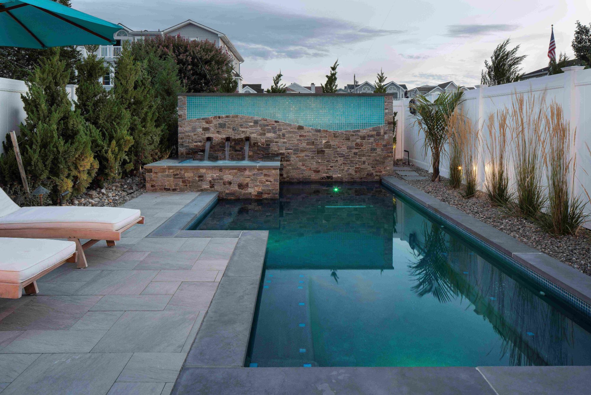GoldSpecialty Pools — CocktailBeechwood Landscape Architecture and ConstructionSouthampton, N.J.