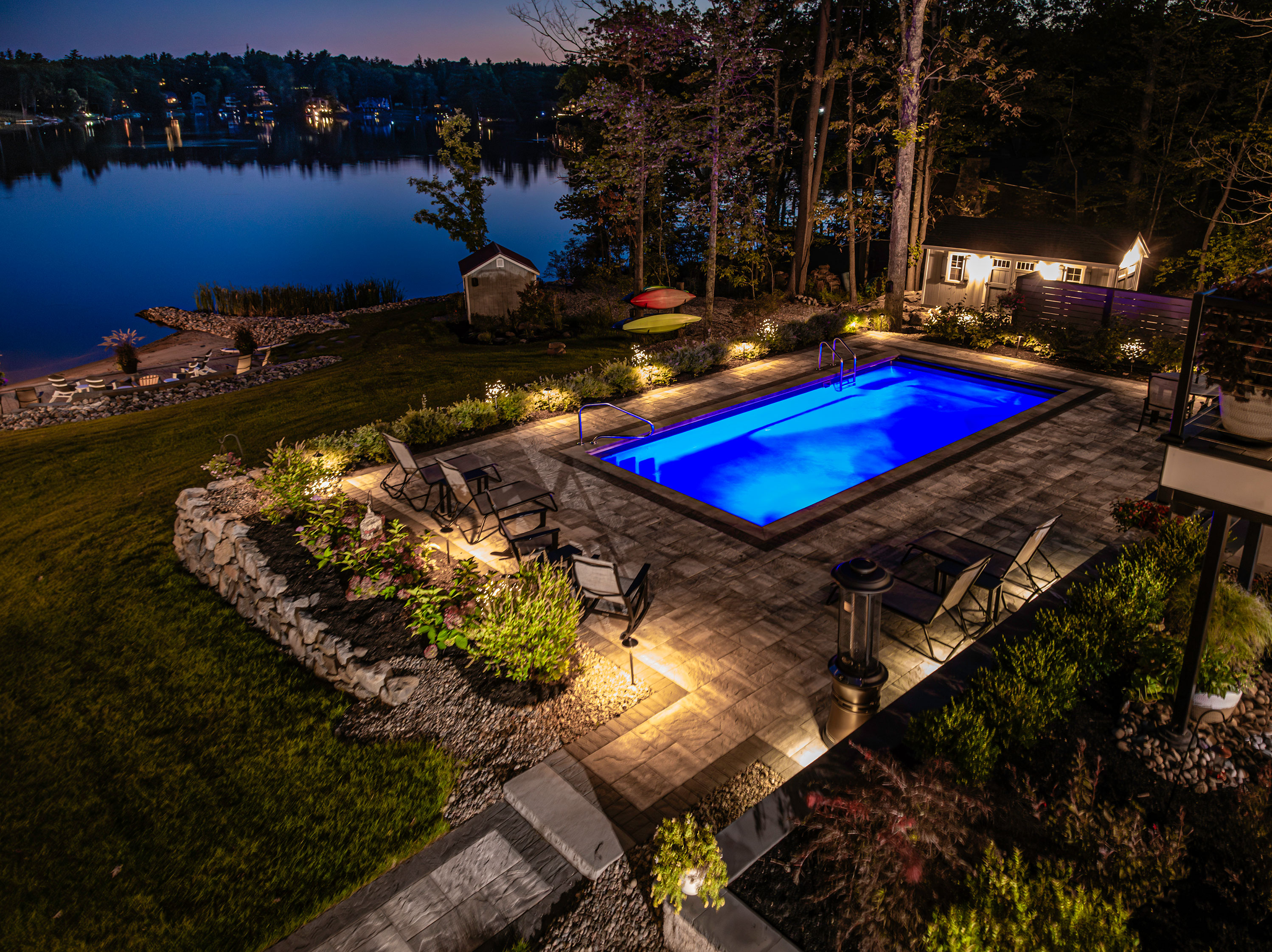 GoldFiberglass PoolsConcord Pools & SpasLatham, N.Y.