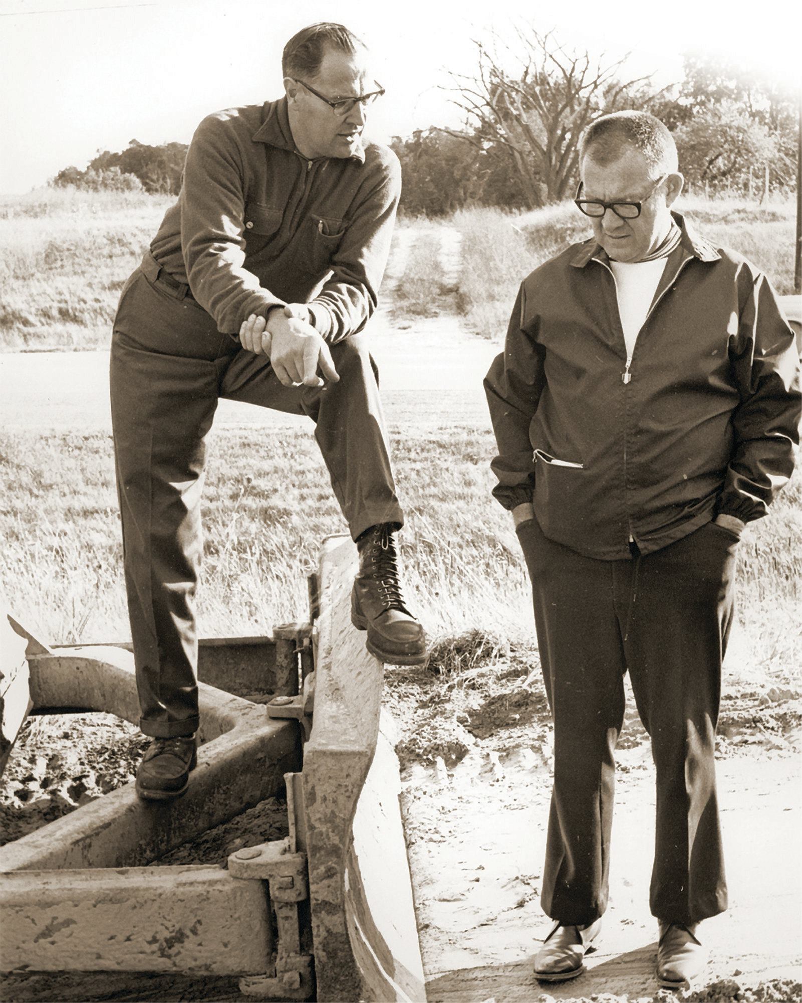 Up for the challenge: Jack Engelhart and Bill Morrish founded Quality Pool Supply Co. 43 years ago, and family members have skillfully guided the Michigan firm through challenges over the years.