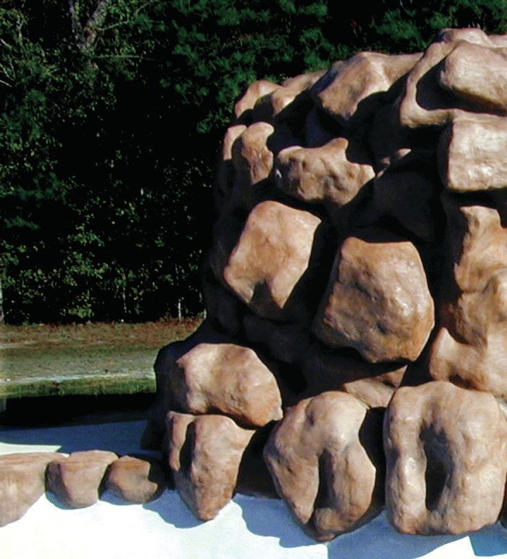Common mistakes: This formation contains mostly similarly sized rocks and has a stacked, rather than natural appearance.