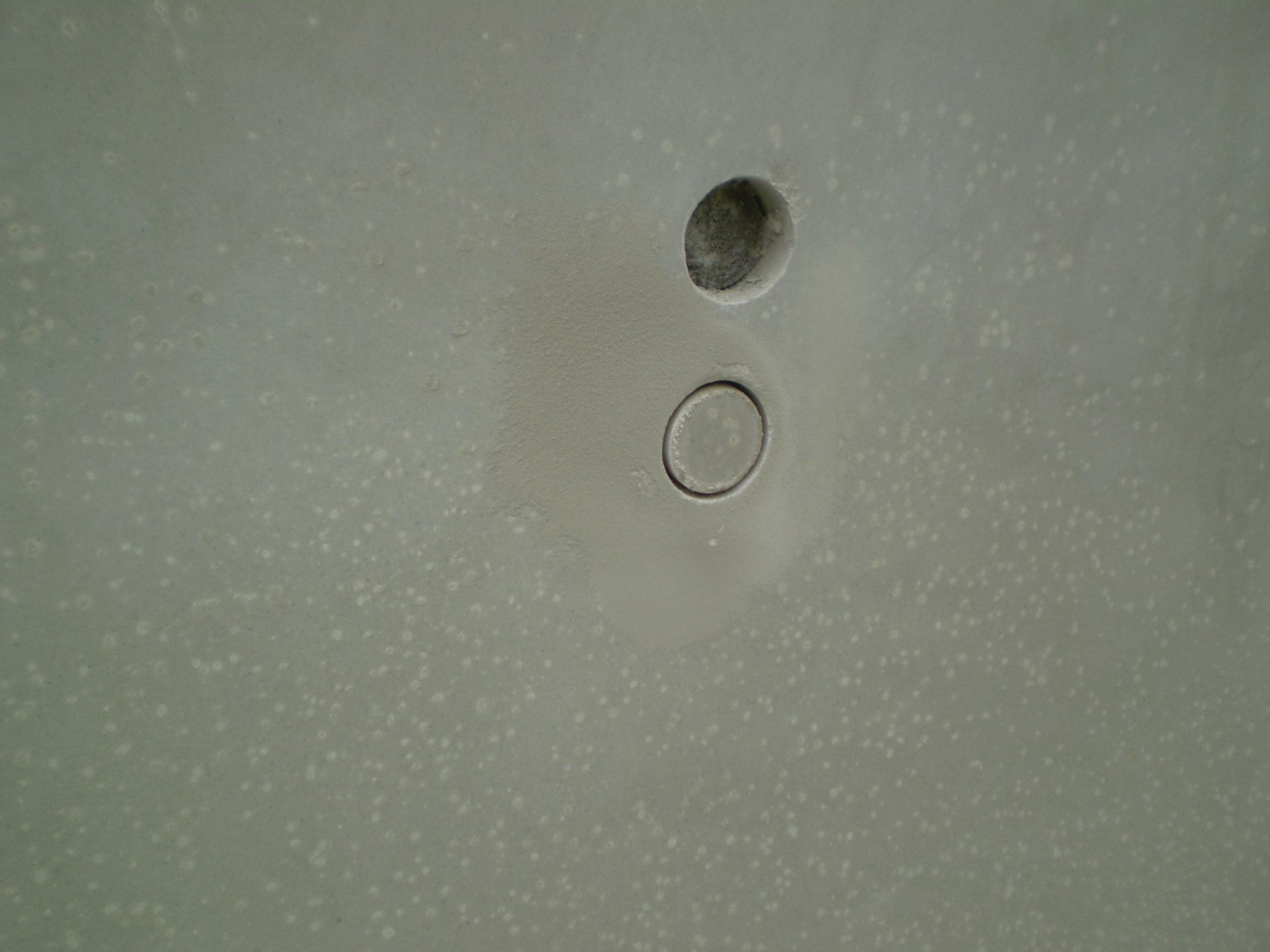 Taking samples: OnBalance’s position regarding the cause of spot etching is largely based on petrographic studies of core samples drilled from problem pools.