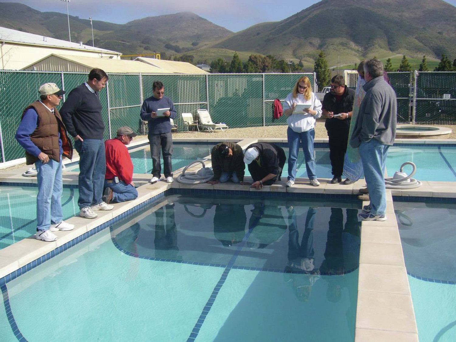 On campus: The National Pool Industry Research Center studies were conducted at Cal Poly San Luis Obispo by pool and spa professionals, along with university faculty and staff. 
