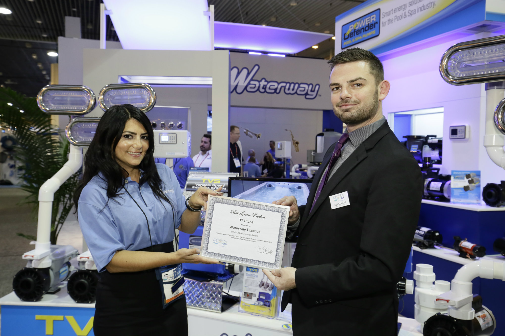 Best Green Product 3rd Place: Waterway Plastics