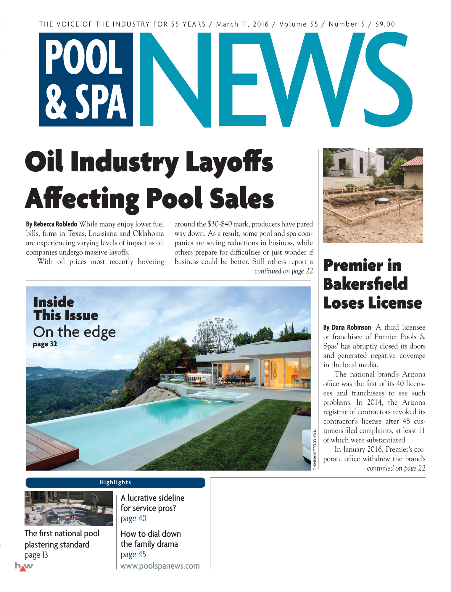 Pool Store Newsletter Pool & Spa News March 11 2016 - Pool and Spa News