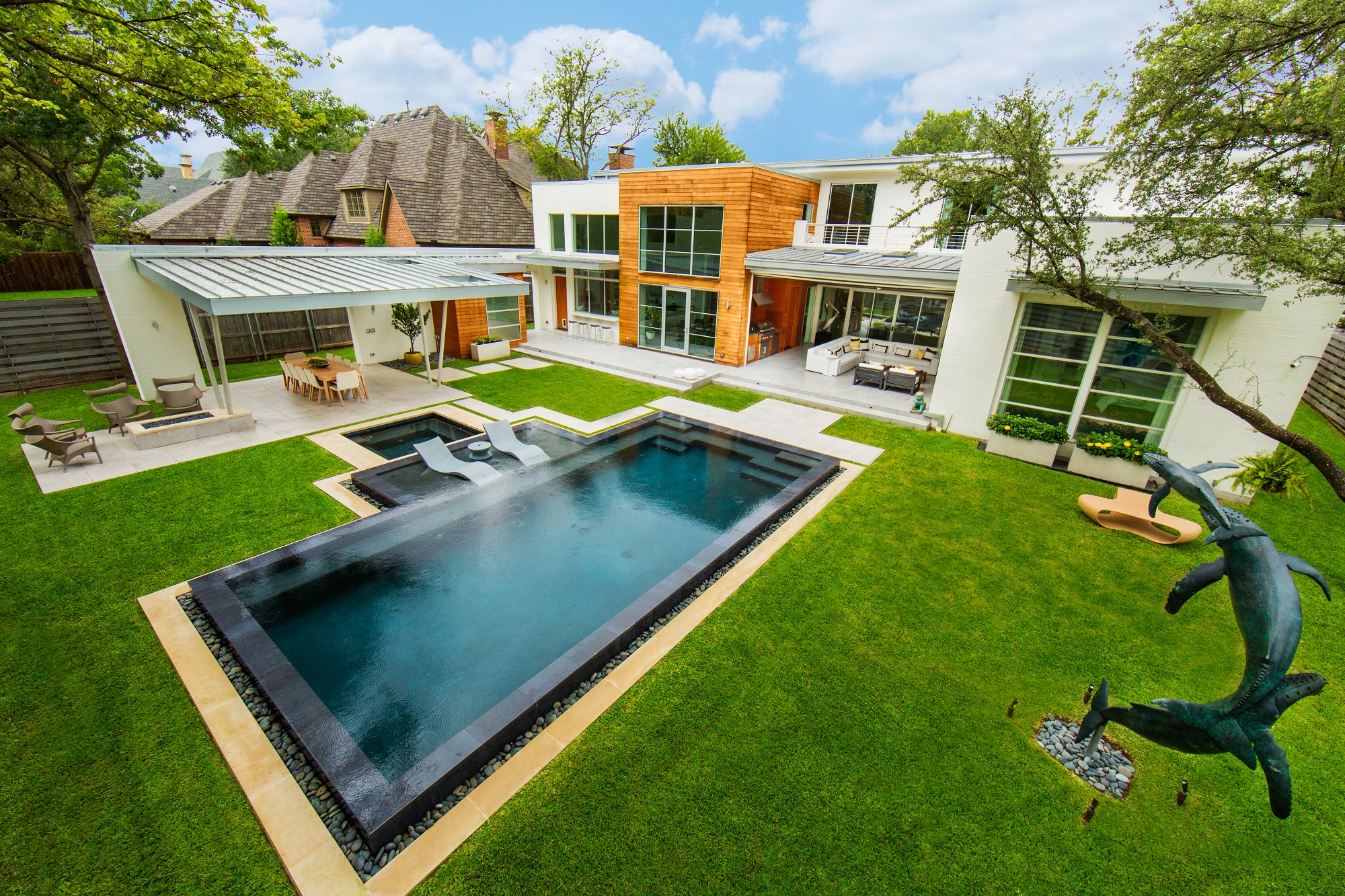 Designed by Randy Angell, built by Contemporary Pools