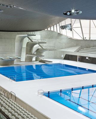 Event CentralThe Aquatic Centre will host 192 Olympic events, including swimming, synchronized swimming, Paralympic swimming, modern pentathlon and diving. The facility includes three pools, a 50-meter competition pool, 50-meter warm-up pool and a 25-meter diving pool.