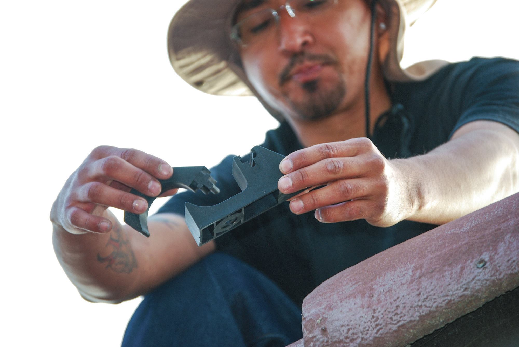 2) A rubber coupling is used to join the individual collectors.